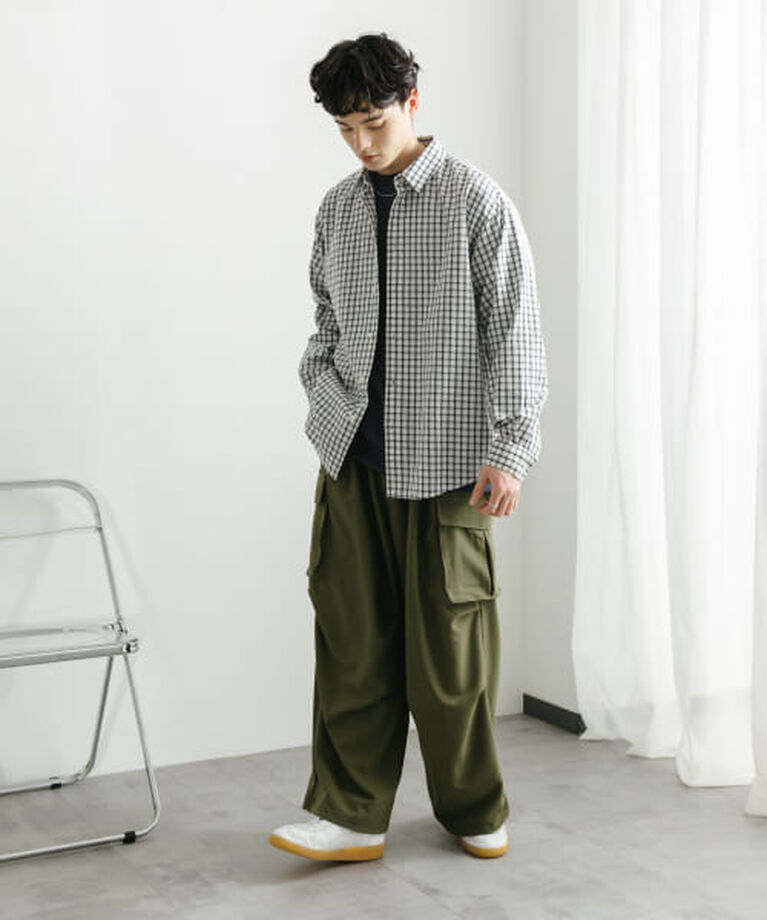 SENSE OF PLACE by URBAN RESEARCH「SENSE OF PLACE 『ユニセックス』『セットアップ対応』ワイドカーゴパンツ」|その他|