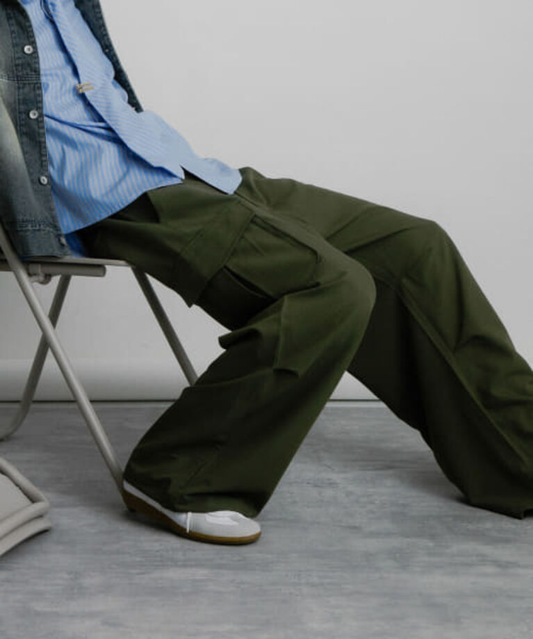 SENSE OF PLACE by URBAN RESEARCH「SENSE OF PLACE 『ユニセックス』『セットアップ対応』ワイドカーゴパンツ」|その他|