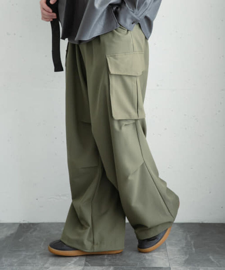 SENSE OF PLACE by URBAN RESEARCH「SENSE OF PLACE 『ユニセックス』『セットアップ対応』ワイドカーゴパンツ」|その他|