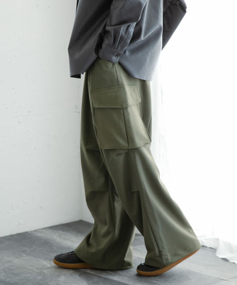 SENSE OF PLACE by URBAN RESEARCH「SENSE OF PLACE 『ユニセックス』『セットアップ対応』ワイドカーゴパンツ」|その他|