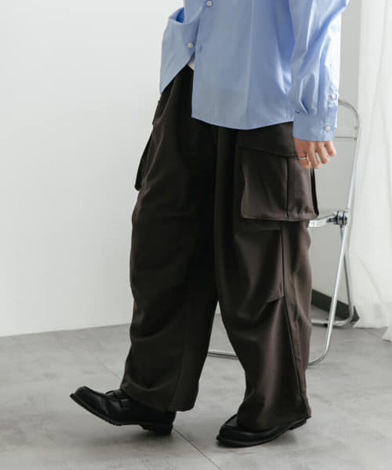 SENSE OF PLACE by URBAN RESEARCH「SENSE OF PLACE 『ユニセックス』『セットアップ対応』ワイドカーゴパンツ」|その他|