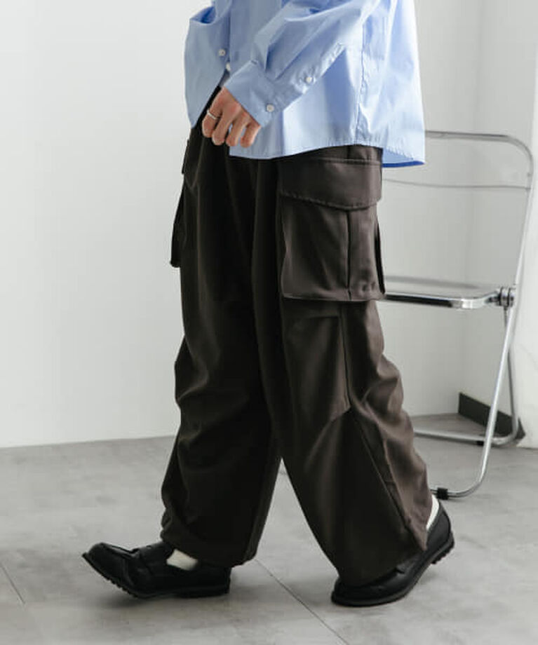 SENSE OF PLACE by URBAN RESEARCH「SENSE OF PLACE 『ユニセックス』『セットアップ対応』ワイドカーゴパンツ」|その他|