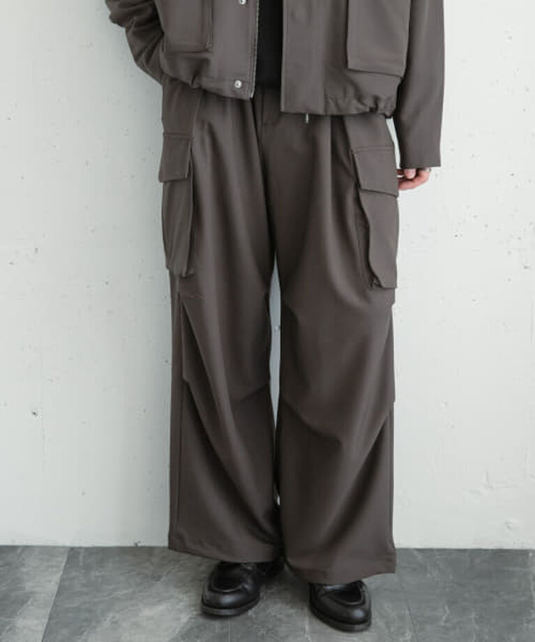 SENSE OF PLACE by URBAN RESEARCH「SENSE OF PLACE 『ユニセックス』『セットアップ対応』ワイドカーゴパンツ」|その他|