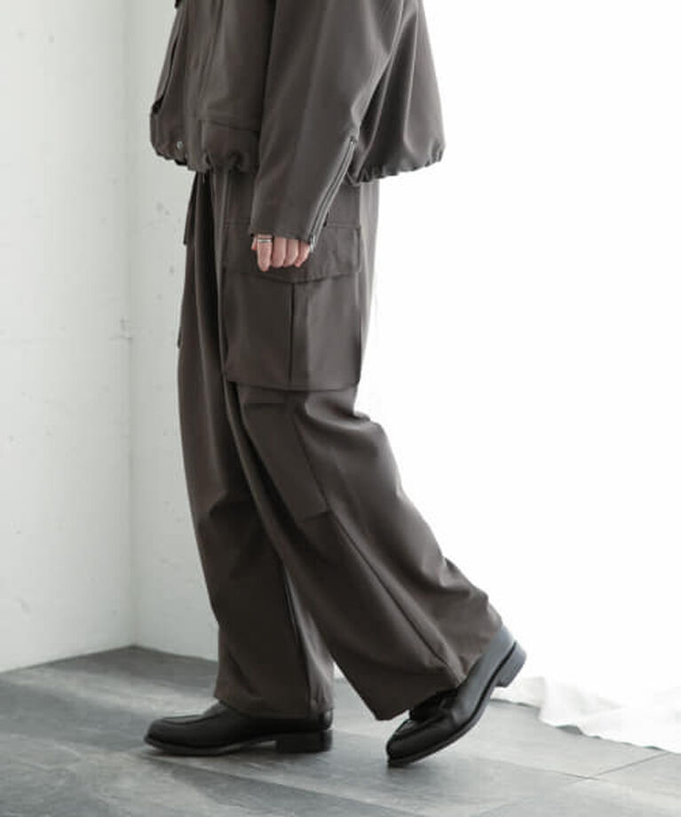SENSE OF PLACE by URBAN RESEARCH「SENSE OF PLACE 『ユニセックス』『セットアップ対応』ワイドカーゴパンツ」|その他|