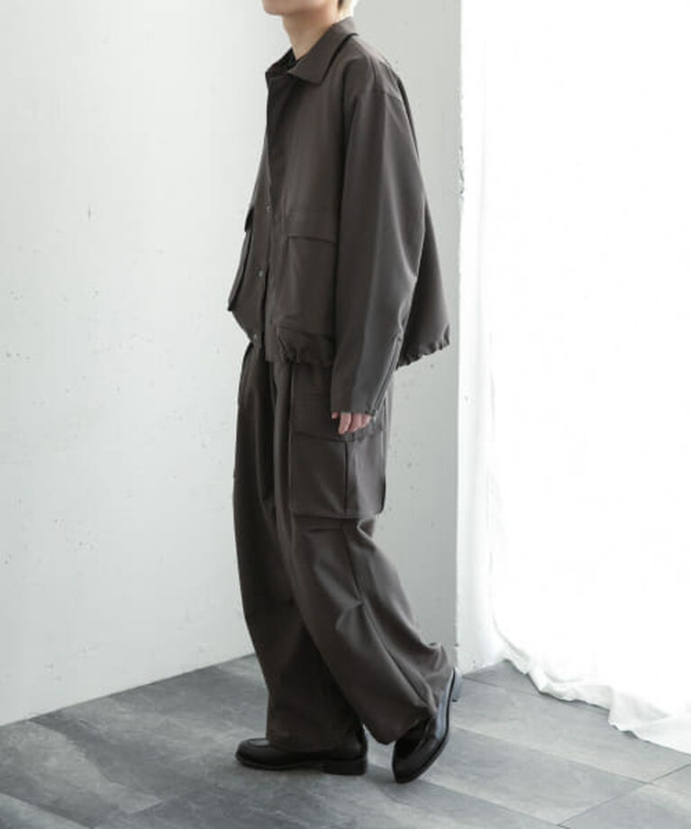 SENSE OF PLACE by URBAN RESEARCH「SENSE OF PLACE 『ユニセックス』『セットアップ対応』ワイドカーゴパンツ」|その他|