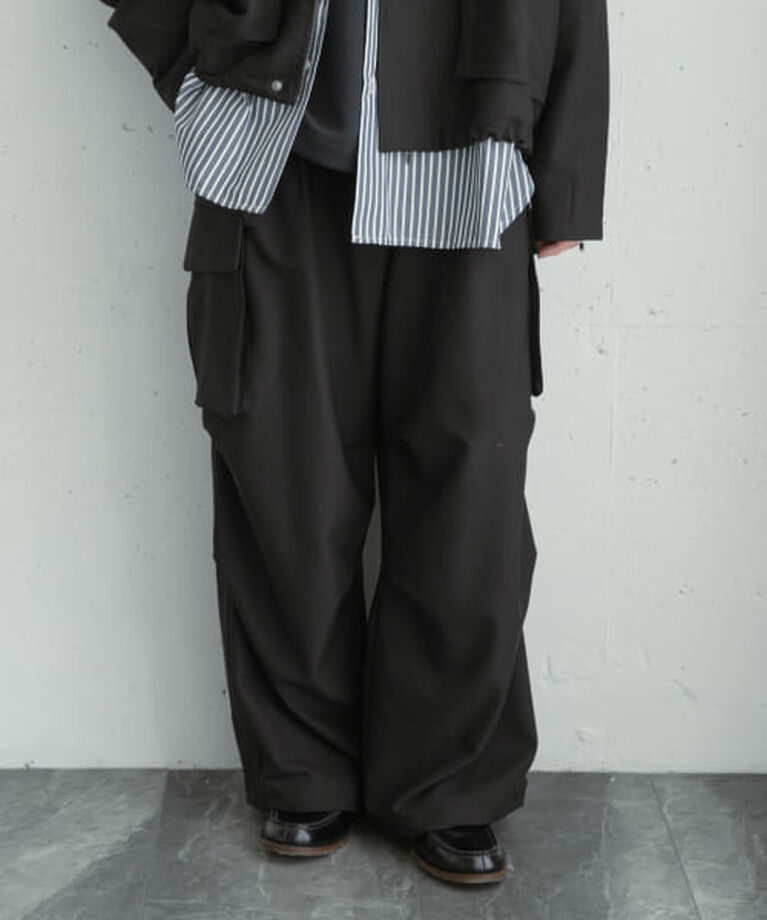 SENSE OF PLACE by URBAN RESEARCH「SENSE OF PLACE 『ユニセックス』『セットアップ対応』ワイドカーゴパンツ」|その他|