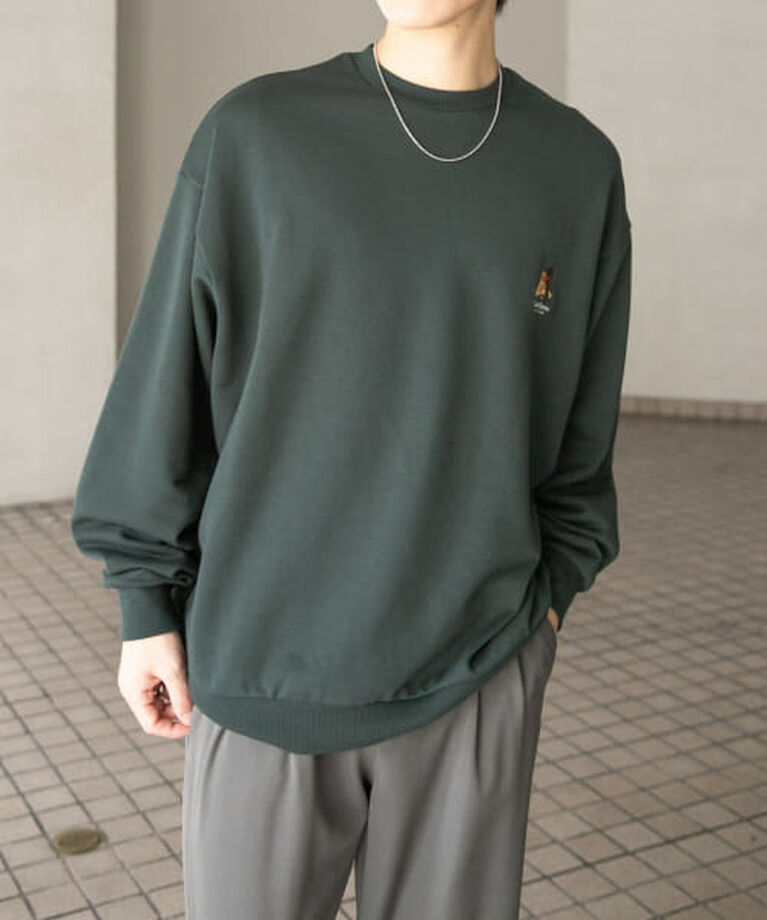 SENSE OF PLACE by URBAN RESEARCH「SENSE OF PLACE 『別注』TeddyBear×SENSE OF PLACE　クルーネックスウェット」|スウェット・ジャージ|