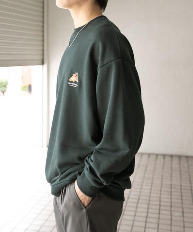SENSE OF PLACE by URBAN RESEARCH「SENSE OF PLACE 『別注』TeddyBear×SENSE OF PLACE　クルーネックスウェット」|スウェット・ジャージ|