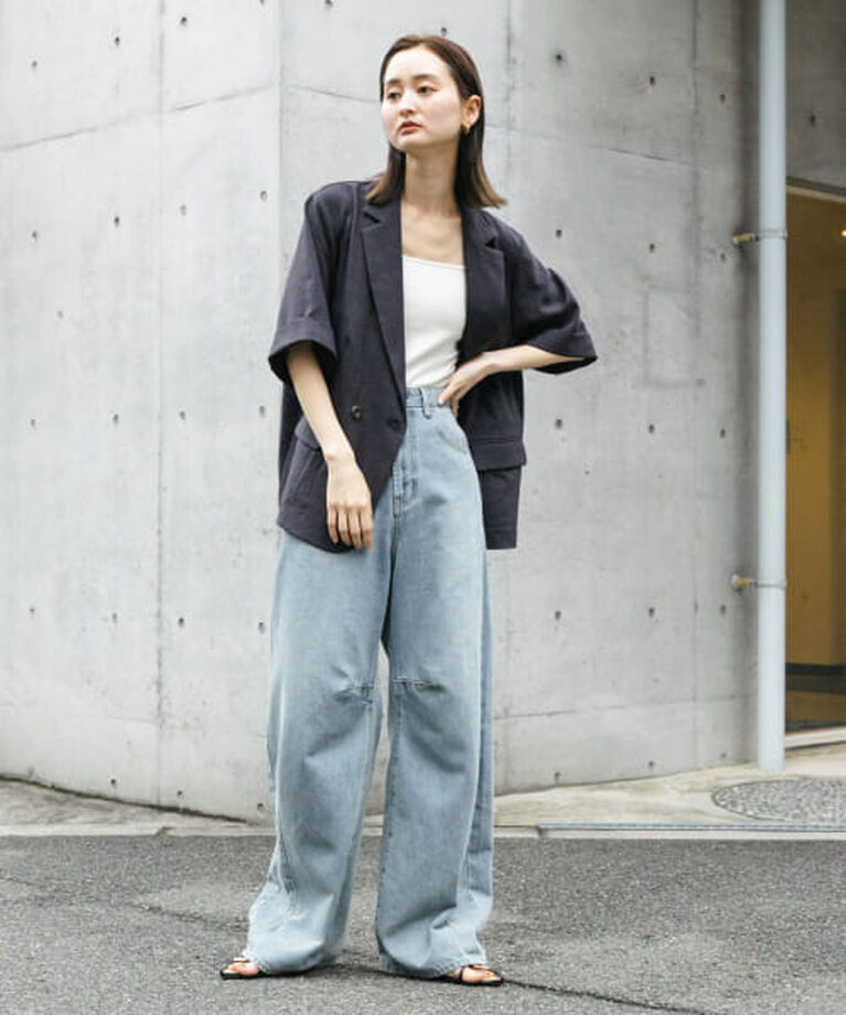 SENSE OF PLACE by URBAN RESEARCH「SENSE OF PLACE 『一部WEB限定カラー』カーブデニム」|デニム|