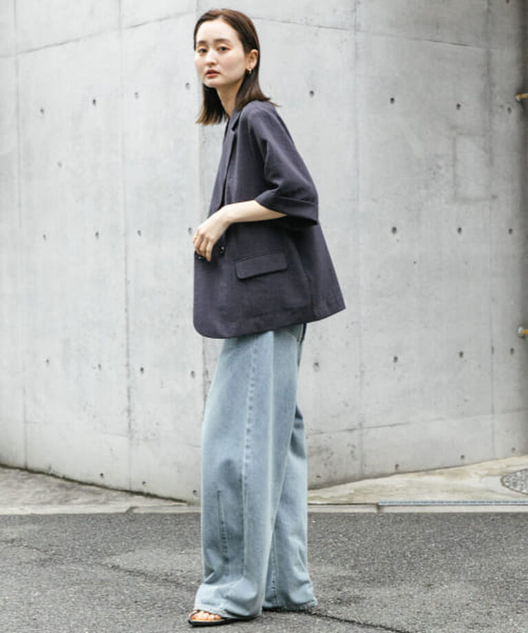 SENSE OF PLACE by URBAN RESEARCH「SENSE OF PLACE 『一部WEB限定カラー』カーブデニム」|デニム|