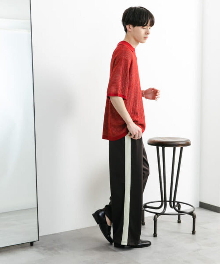 SENSE OF PLACE by URBAN RESEARCH「SENSE OF PLACE 『ユニセックス』『洗濯可』ミックススキッパーニット」|ニット・セーター|