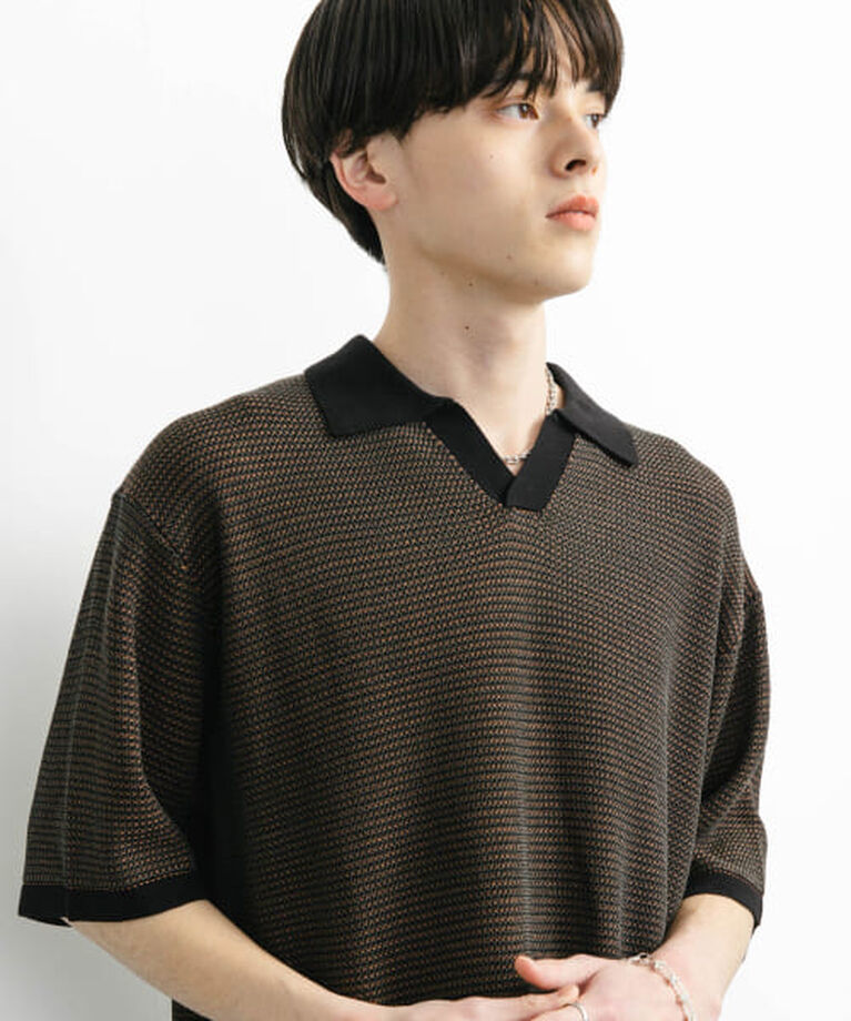 SENSE OF PLACE by URBAN RESEARCH「SENSE OF PLACE 『ユニセックス』『洗濯可』ミックススキッパーニット」|ニット・セーター|