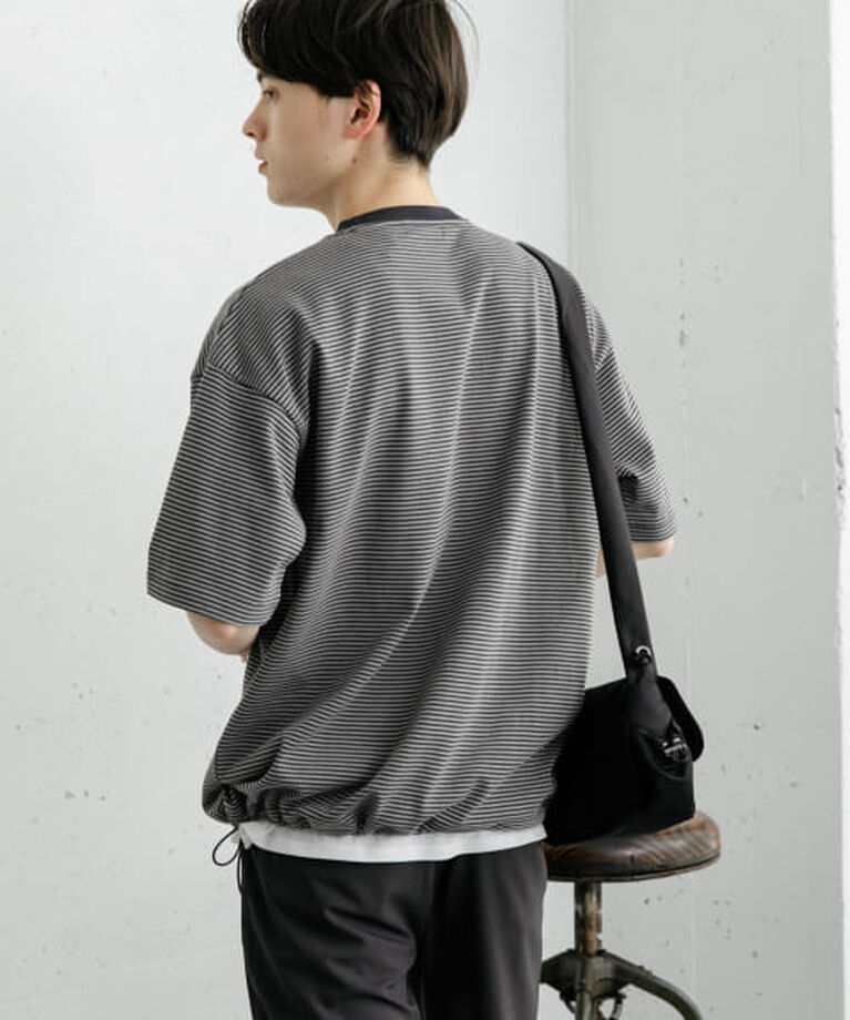SENSE OF PLACE by URBAN RESEARCH「SENSE OF PLACE 『ユニセックス』アソートドローコードショートスリーブTシャツ」|Tシャツ・カットソー|GRN×GRG
