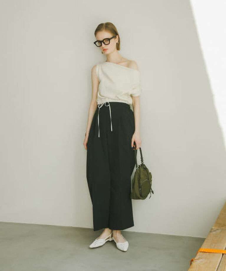 SENSE OF PLACE by URBAN RESEARCH「SENSE OF PLACE ランダムリブワンショルダーカットトップ」|Tシャツ・カットソー|