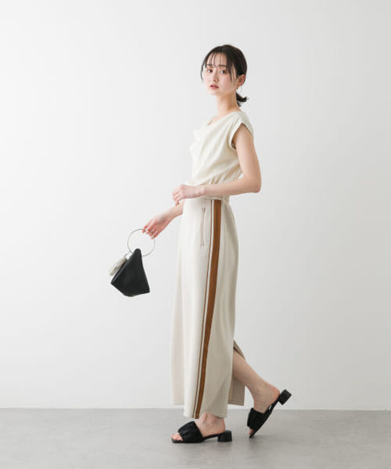SENSE OF PLACE by URBAN RESEARCH「SENSE OF PLACE ランダムリブワンショルダーカットトップ」|Tシャツ・カットソー|