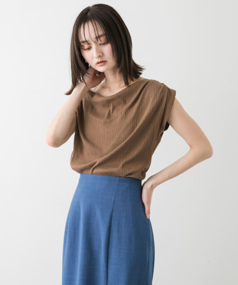 SENSE OF PLACE by URBAN RESEARCH「SENSE OF PLACE ランダムリブワンショルダーカットトップ」|Tシャツ・カットソー|
