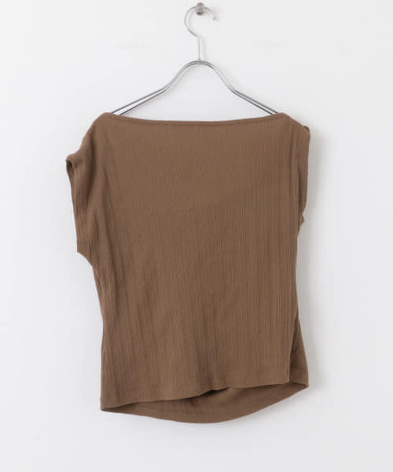 SENSE OF PLACE by URBAN RESEARCH「SENSE OF PLACE ランダムリブワンショルダーカットトップ」|Tシャツ・カットソー|
