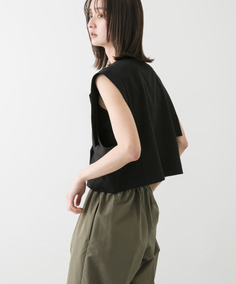 SENSE OF PLACE by URBAN RESEARCH「SENSE OF PLACE テーラードクロップドジレ」|ベスト・ジレ|