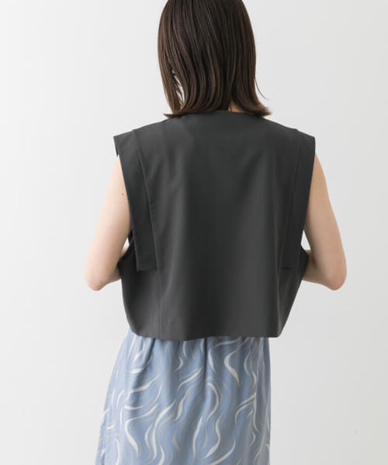 SENSE OF PLACE by URBAN RESEARCH「SENSE OF PLACE テーラードクロップドジレ」|ベスト・ジレ|