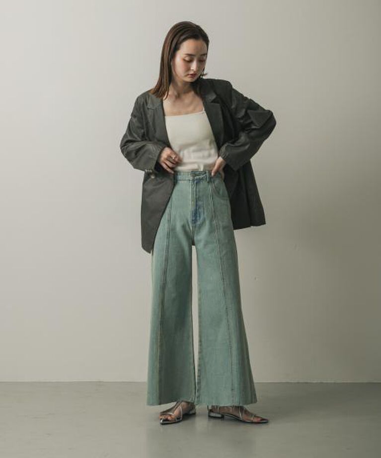 SENSE OF PLACE by URBAN RESEARCH「SENSE OF PLACE ルーズフレアデニム」|デニム|
