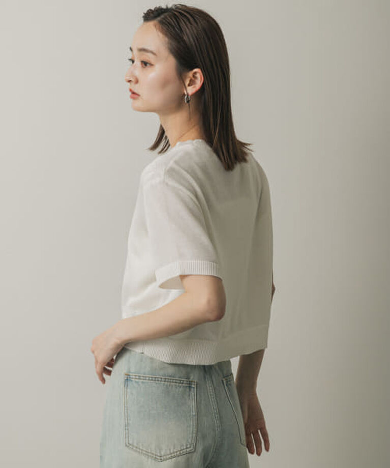 SENSE OF PLACE by URBAN RESEARCH「【予約】SENSE OF PLACE クルーネッククロップドセーター」|ニット・セーター|