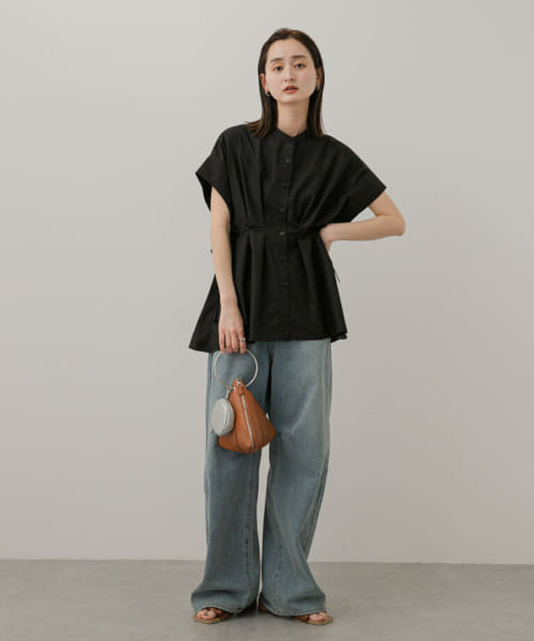 SENSE OF PLACE by URBAN RESEARCH「SENSE OF PLACE ウエストタックチュニックブラウス」|シャツ・ブラウス|