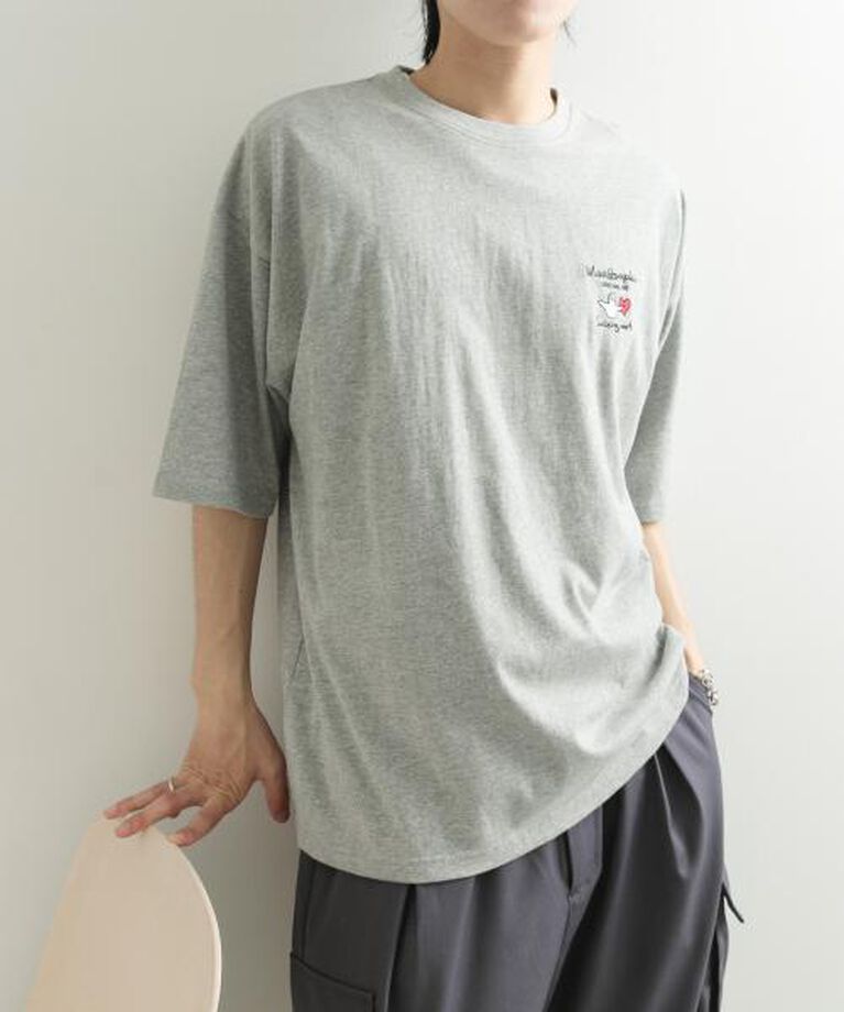 SENSE OF PLACE by URBAN RESEARCH「SENSE OF PLACE 『WEB限定』Mark Gonzales　胸刺繍ショートスリーブTシャツ」|Tシャツ・カットソー|