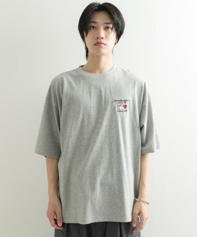 SENSE OF PLACE by URBAN RESEARCH「SENSE OF PLACE 『WEB限定』Mark Gonzales　胸刺繍ショートスリーブTシャツ」|Tシャツ・カットソー|