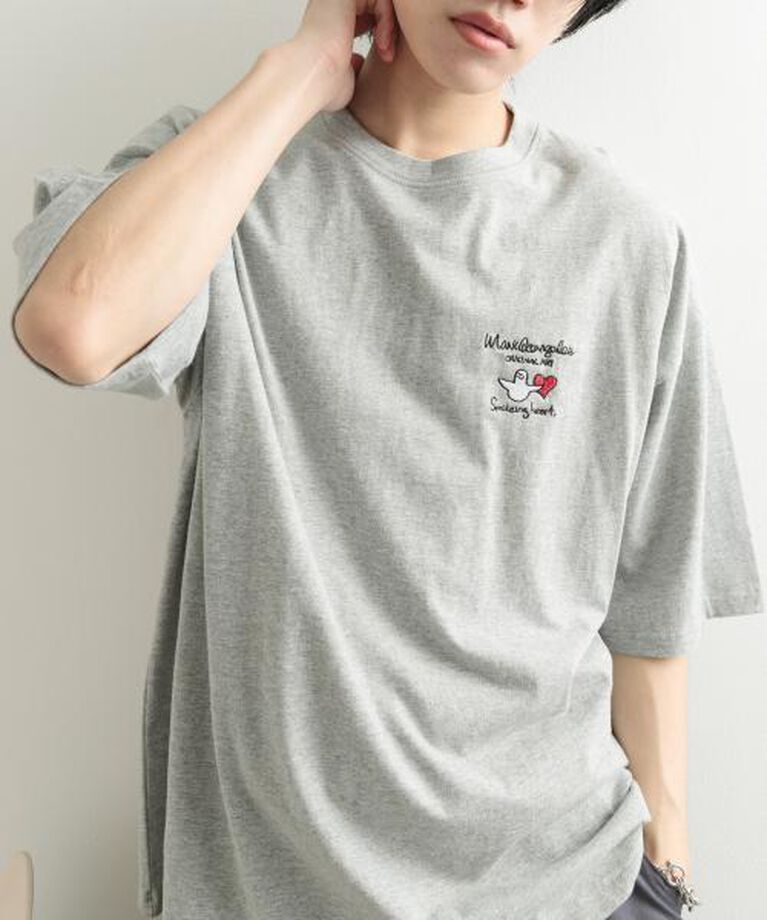SENSE OF PLACE by URBAN RESEARCH「SENSE OF PLACE 『WEB限定』Mark Gonzales　胸刺繍ショートスリーブTシャツ」|Tシャツ・カットソー|