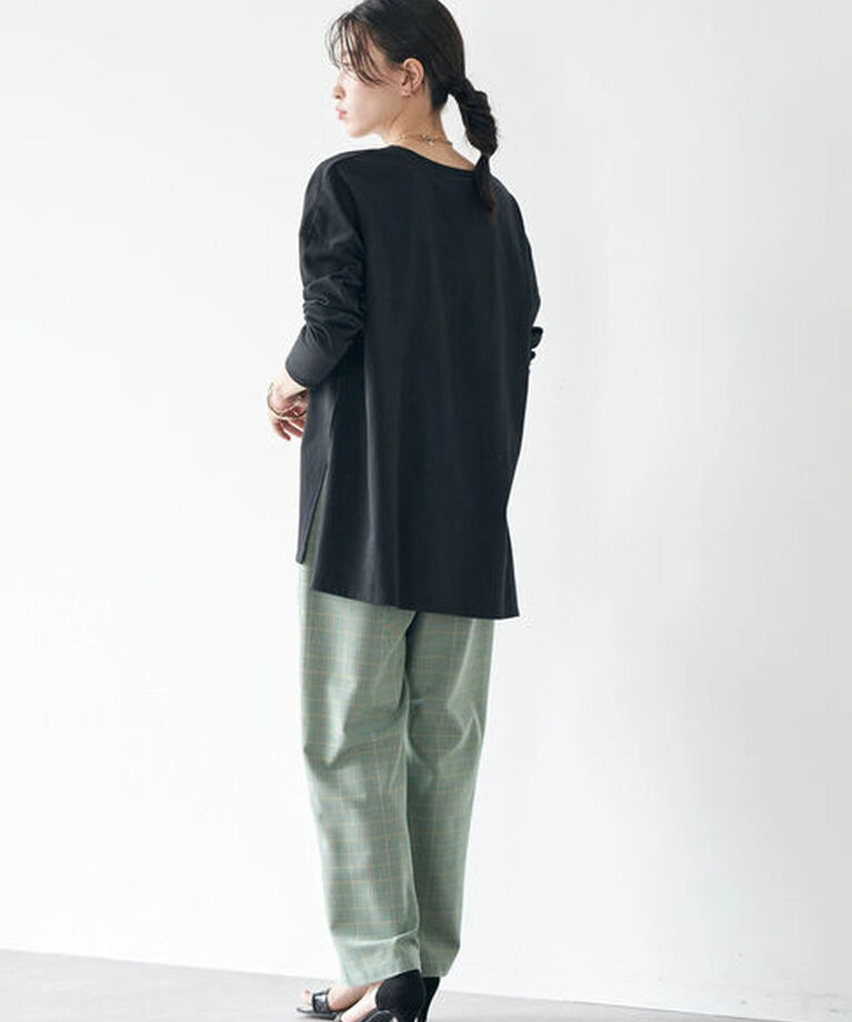 earth music&ecology「刺繍ロゴロンT」|Tシャツ・カットソー|