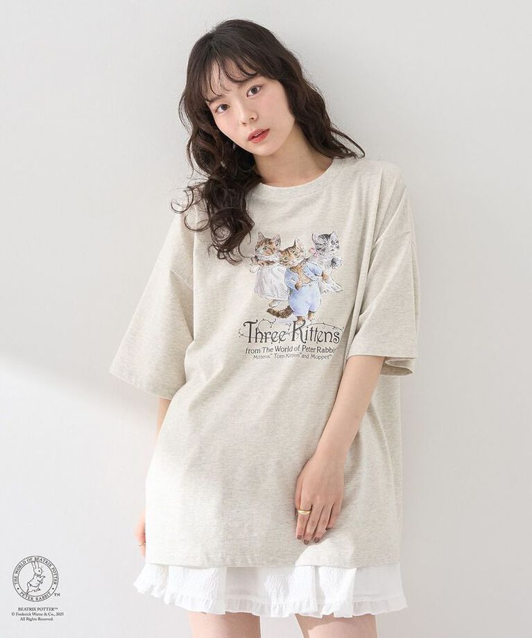 earth music&ecology「PeterRabbit(TM)/earth こねこのトムＴ」|Tシャツ・カットソー|