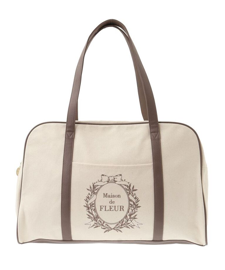 Maison de FLEUR「キャンバスキャリーオンボストンバッグ」|トートバッグ|