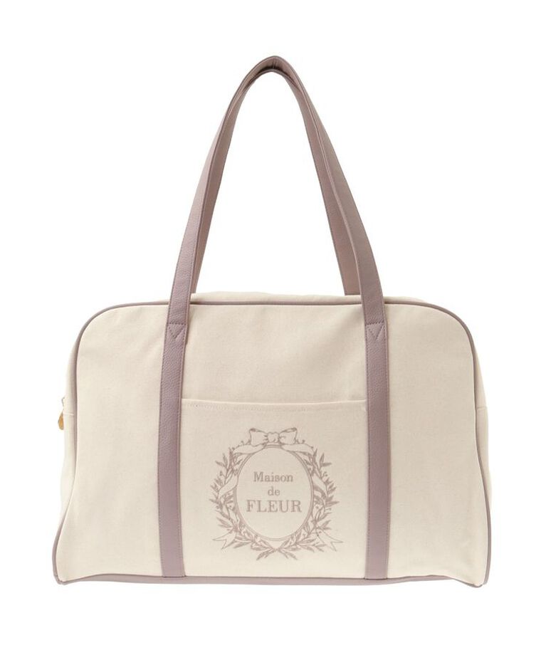 Maison de FLEUR「キャンバスキャリーオンボストンバッグ」|トートバッグ|