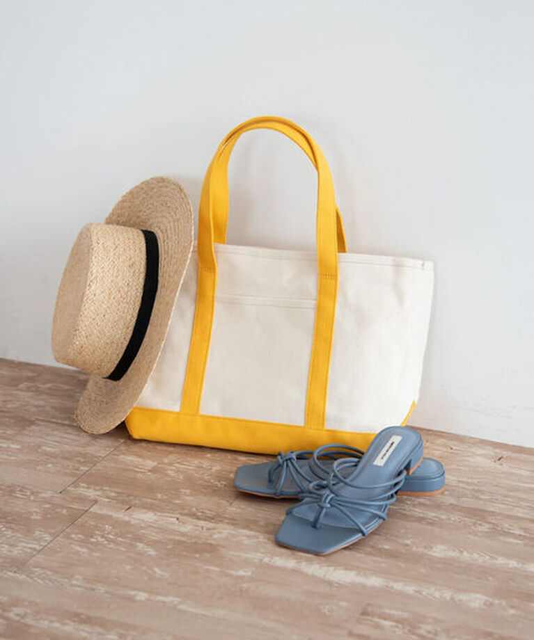  「CANVAS 2WAY TOTE BAG」|ハンドバッグ|イエロー