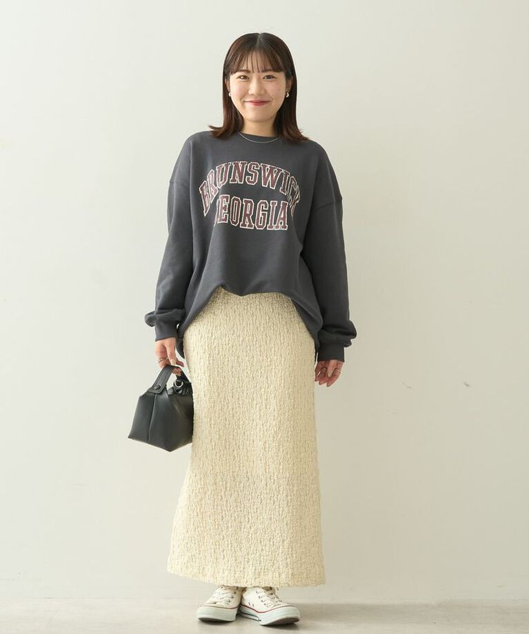 AMERICAN HOLIC「【WEB限定・小柄女性向け】フクレジャガードタイトスカート」|タイト|