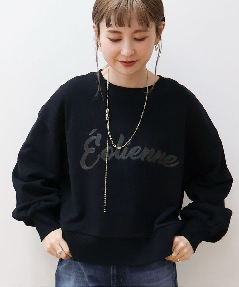 AMERICAN HOLIC「チェーン刺繍スウェット」|スウェット・ジャージ|Black
