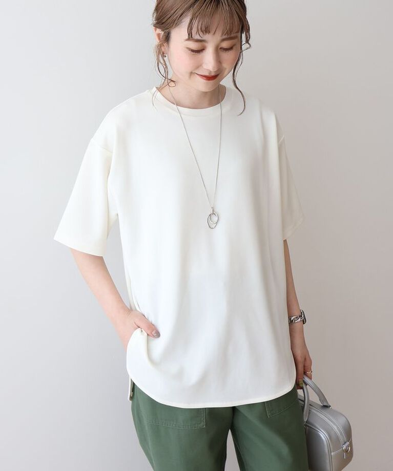 AMERICAN HOLIC「ジョーゼットラウンドヘムトップス」|Tシャツ・カットソー|