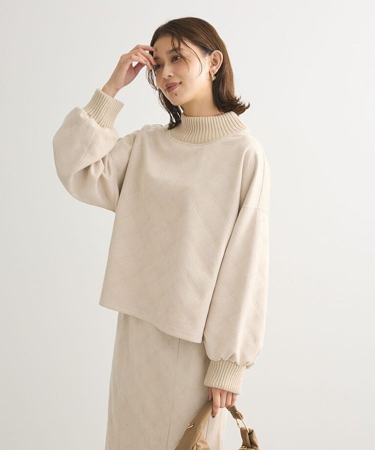 Green Parks「・ELENCARE DUE エンボスプルオーバー」|Tシャツ・カットソー|