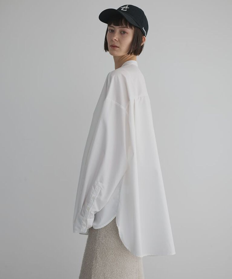 GARAGE OF GOOD CLOTHING「無地バンドカラーベーシックシャツ」|シャツ・ブラウス|