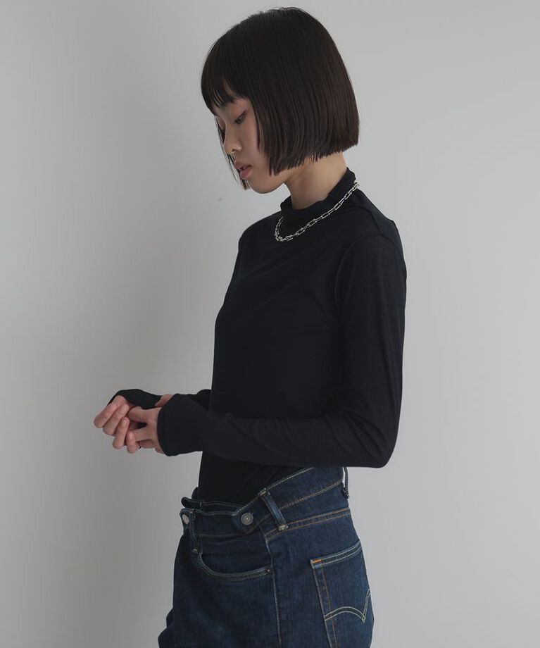 GARAGE OF GOOD CLOTHING「無地シアーハイネックプルオーバー」|Tシャツ・カットソー|