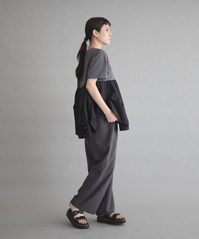 GARAGE OF GOOD CLOTHING「異素材MIXタックプルオーバー」|Tシャツ・カットソー|