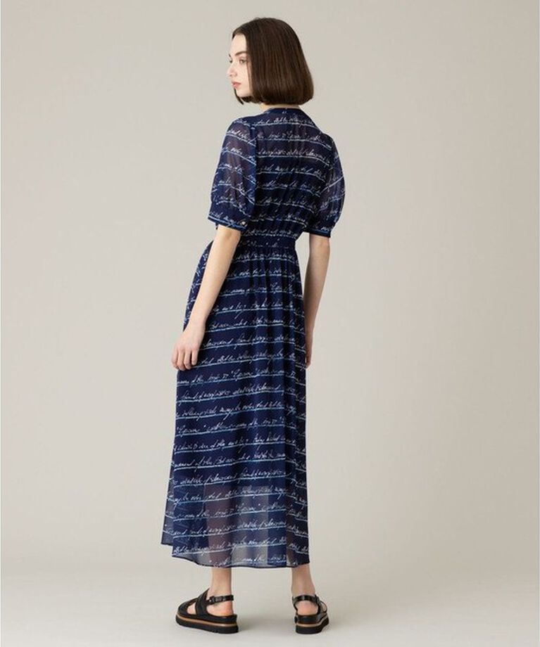 LOULOU WILLOUGHBY「【LOULOU WILLOUGHBY】RATTIレタードボーダーワンピース」|ワンピース|