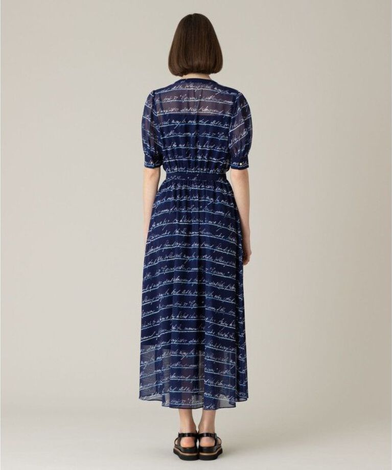LOULOU WILLOUGHBY「【LOULOU WILLOUGHBY】RATTIレタードボーダーワンピース」|ワンピース|