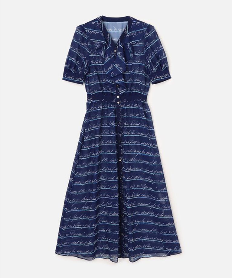 LOULOU WILLOUGHBY「【LOULOU WILLOUGHBY】RATTIレタードボーダーワンピース」|ワンピース|