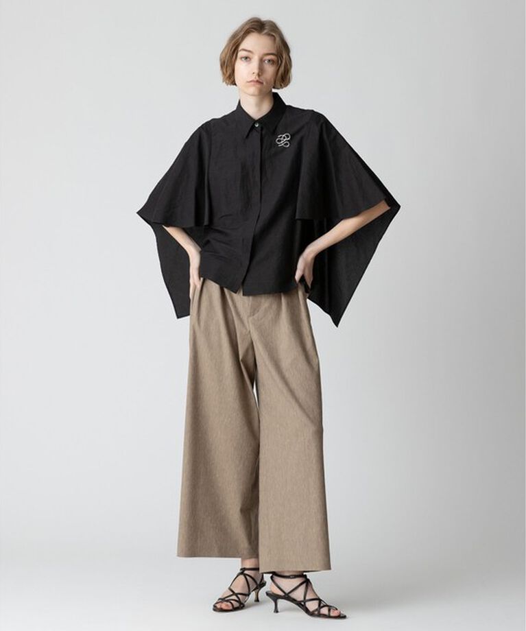 allureville「【セットアップ対応可能】リネンツイルアンクルタックパンツ」|その他|