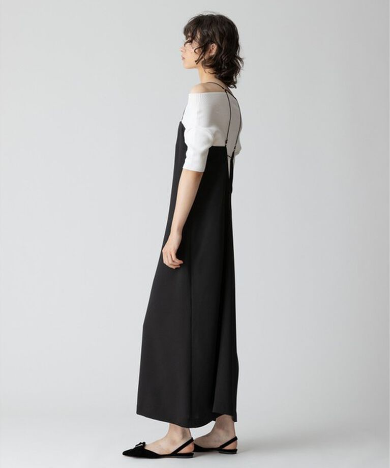 allureville「バックスラッシュディテールキャミワンピース」|ワンピース|
