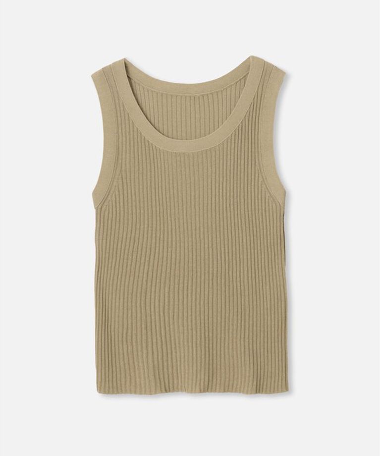 allureville「◇ 2WAY RIB TANK」|その他|モカ