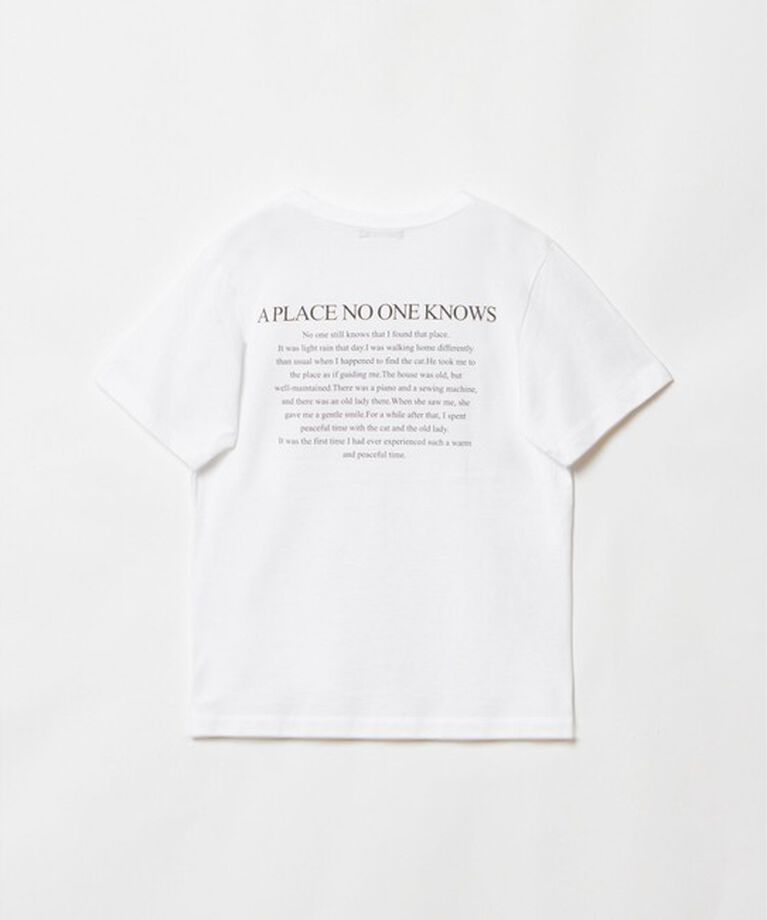 allureville「ダブルフォントメッセージT」|Tシャツ・カットソー|