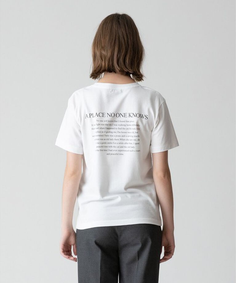 allureville「ダブルフォントメッセージT」|Tシャツ・カットソー|