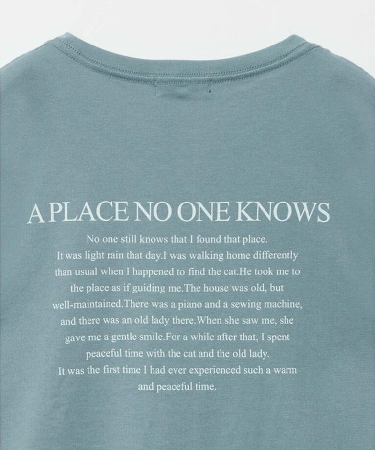 allureville「ダブルフォントメッセージT」|Tシャツ・カットソー|